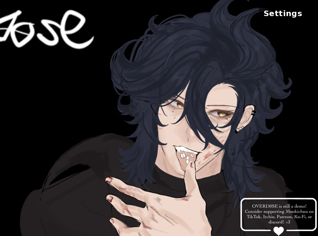 Over Dose game card