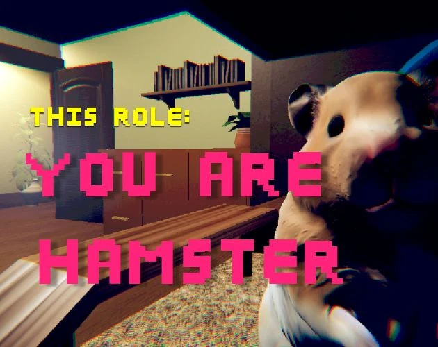 You Are Hamster creator cover with a hamster in a room
